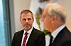 Digitaliseringsminister Torgeir Micaelsen og statsminister Jonas Gahr Støre.
